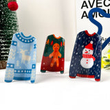 Sweater Style Hair Clip, Christmas Claw Clip: B