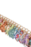Floral Satin Keychain: Primrose Petals