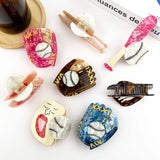 Baseball Series Claw Clip, Sports Day Souvenir Hair Clip: Glove-Blue