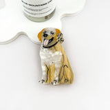 Cute Golden Retriever Hair Clip, Acetate Animal Claw Clip: Dog