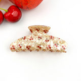 Fruity Hair Clip, Cherry & Strawberry Hair Claw Clip: Cherry-C