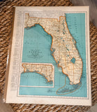 VINTAGE MAPS - USA STATES