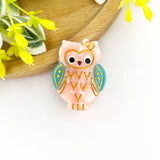Owl Claw Clip, Large & Mini Hair Clip: White Mini Clip