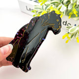 Jaguar Hair Clip,Animal Acetate Claw Clip: B1