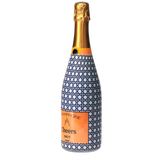 Navy & White Cane  Champagne