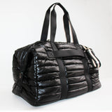 WEEKENDER TRAVEL PUFFER BAG - Black