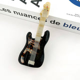 Electric Guitar Claw Clip, Musical Instrument Hair Clip: Green