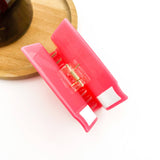 Pink Sweet Book Notebook Claw Clip, Acetate Hair Clip