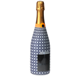 Navy & White Cane  Champagne