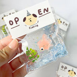 Summer Mini goldfish octopus squishy toy-random color: Dolphin