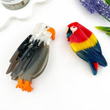 Eagle Fish Parrot Acetate Animal Hair Claw Clip: A