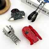 Cute Dog Series Claw Clip, Chow Chow Dalmatian Hair Clip: Bullfight