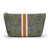 Britt Mills Mahjong Tile Pouch: Palm Beach Teal