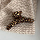 Vintage Leopard Print Acetate Hair Claw Clip MK2PPM6W6HCP541: C2