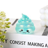 Maltose Glitter smiley Poop Squeeze Toy squishy fidget toy : Pink