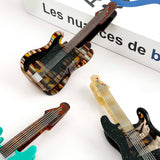 Electric Guitar Claw Clip, Musical Instrument Hair Clip: Black