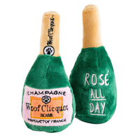 WOOF CLICQUOT BOTTLE DOG TOY