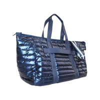 WEEKENDER TRAVEL BAG PUFFER BAG -Sapphire