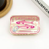 Sardine Can Hair Claw Clip, Creative Fish Tin Hair Clip: A