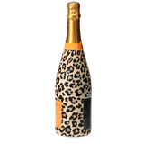 Tan Leopard Champagne Bottle Wrap