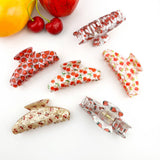 Fruity Hair Clip, Cherry & Strawberry Hair Claw Clip: Cherry-C