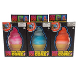 Nice cream cone Ice pop squishy fidget toy for stress relief: Ice pop-orange