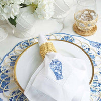 Natural Rattan Napkin Ring Set