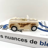Convertible Car Hair Clip, Beige Car Claw Clip