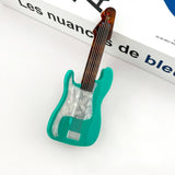 Electric Guitar Claw Clip, Musical Instrument Hair Clip: Black