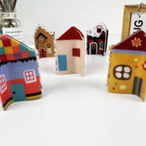 Christmas Vintage House Hair Claw Clip: D