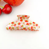 Fruity Hair Clip, Cherry & Strawberry Hair Claw Clip: Cherry-C