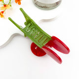 Original Juicy Cherry Acetate Fruit Hair Claw Clip: Red