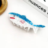 Shark Hair Claw Clip, Ocean Series Hair Clamp: Blue