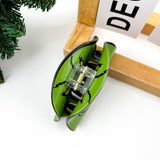 Green Goblin Face Hair Claw Clip: Green