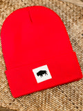 BUFFALO BEANIE - BLACK BUFFALO