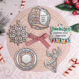 Custom Logo Ornaments - Personalized Zinc Alloy Holiday Gift: 3"