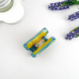 Creative Cartoon Cassette Tape Acetate Hair Claw Clip: Yellow