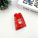 Sweater Style Hair Clip, Christmas Claw Clip: B