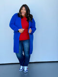 Buffalo Football Cardigan: One size fits MOST