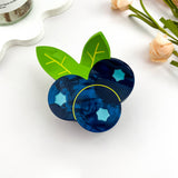 Blueberry Cluster Acetate Hair Claw Clip – Summer Fruit: Blueberry