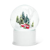 Car w/ Tree in Forest Snow Globe - 5"H