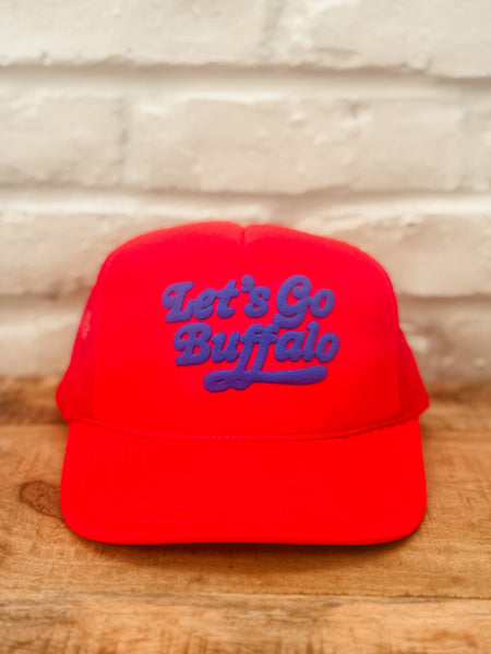 LET’S GO BUFFALO TRUCKER HAT