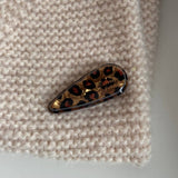 Vintage Leopard Print Acetate Hair Claw Clip MK2PPM6W6HCP541: C2