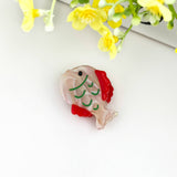 Ocean Fish Mini Claw Clip, Whale Hair Clip: Pink