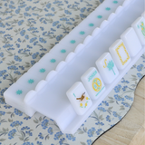 MILK GLASS MAJONG RACKS