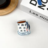 Cartoon Coffee Cup Claw Clip: Pink
