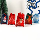 Sweater Style Hair Clip, Christmas Claw Clip: B