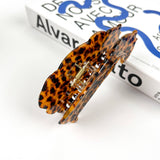 Jaguar Hair Clip,Animal Acetate Claw Clip: B1