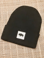 BUFFALO BEANIE - BLACK BUFFALO