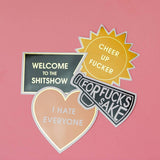 I Hate Everyone - Heart - Vinyl Sticker